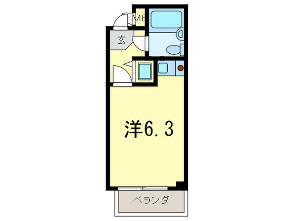 ベルトピア西宮の物件間取画像